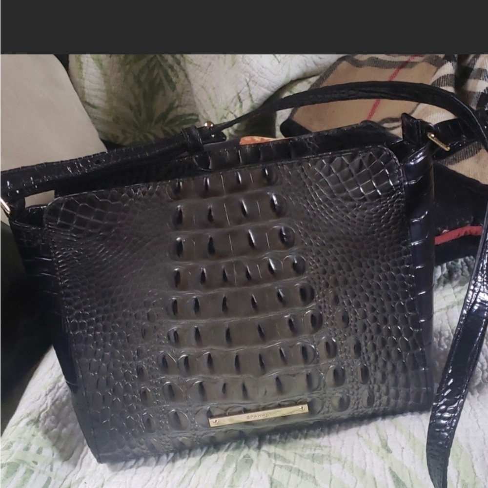 Brahmin CARRIE Crossbody Shoulder Bag Nightfall Ombré Melbourne